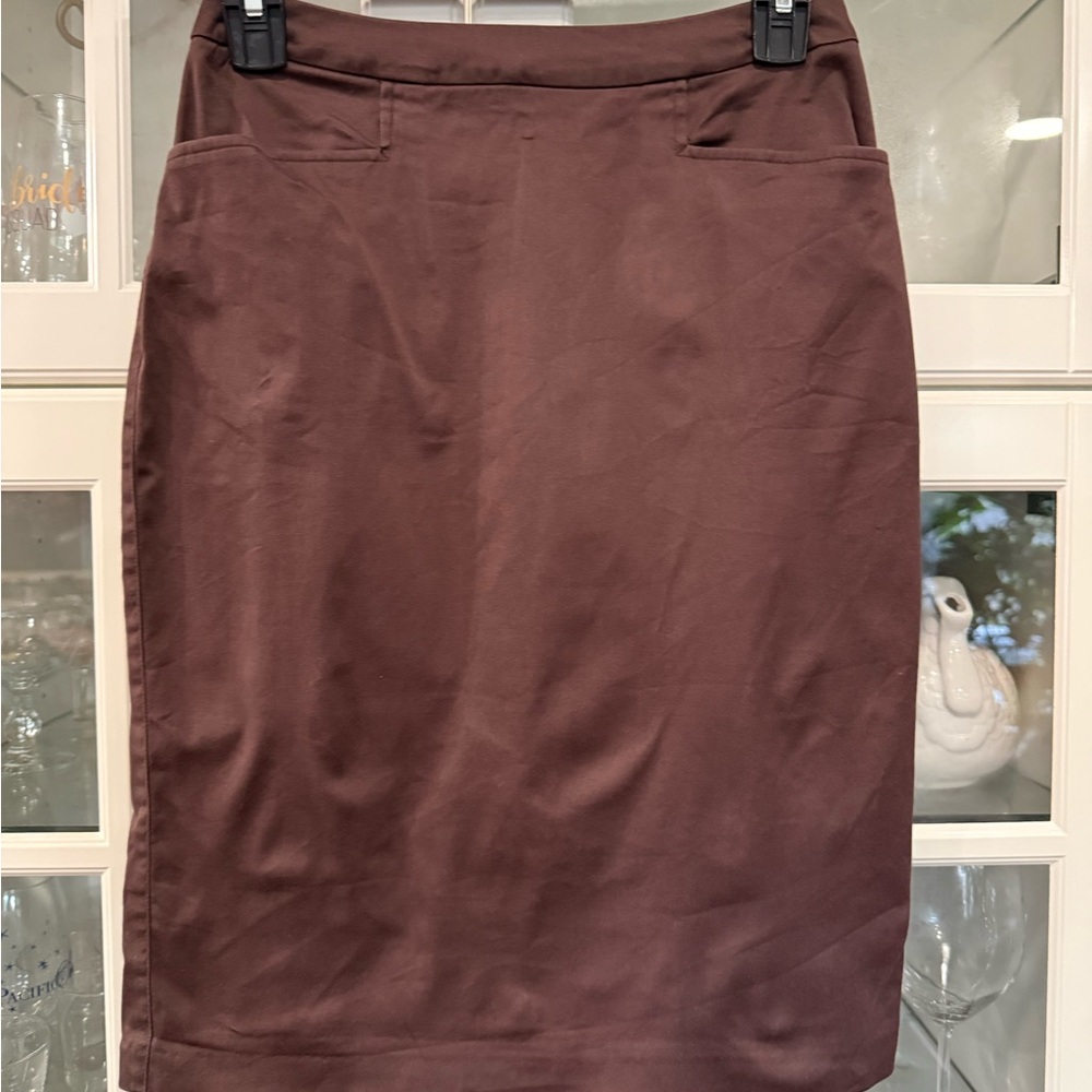 Soft Grey - Chic Brown Women's Skirt